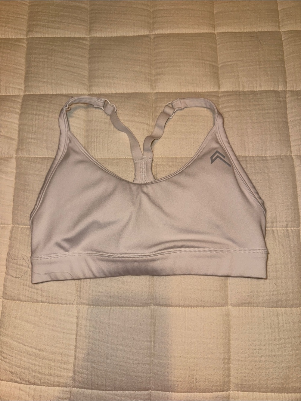 Oner Active white Racerback Sports Bra